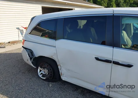 2012 Honda Odyssey Lx z USA, uszkodzony, nr VIN 5FNRL5H20CB124325